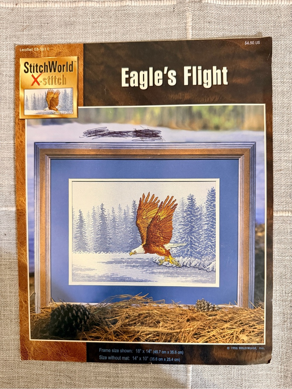 StitchWorld Eagle’s Flight Cross Stitch Pattern Only